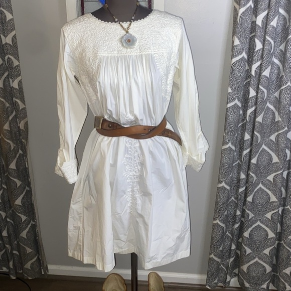 Ralph Lauren Blue Label 100% cotton embroidered dresss - Picture 2 of 15